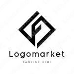 Fとfと菱形のロゴ