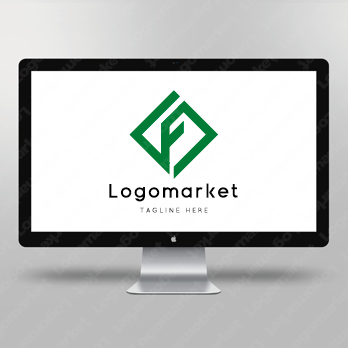 Fとfと菱形のロゴ
