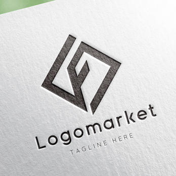 Fとfと菱形のロゴ