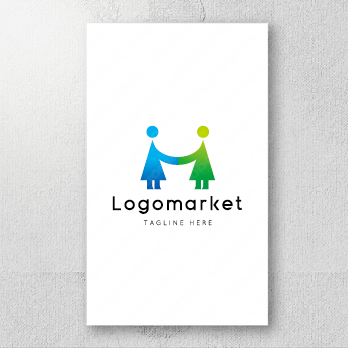 Aとaと虹のロゴ