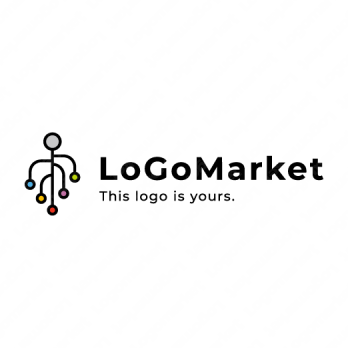 フローと戦略と解決のロゴ