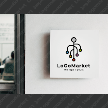 フローと戦略と解決のロゴ