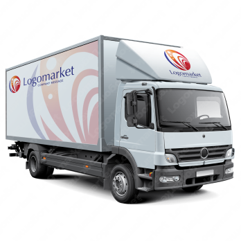 Nと発展と成長のロゴ