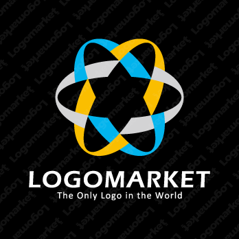 アトムと星と天体のロゴ