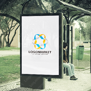 アトムと星と天体のロゴ