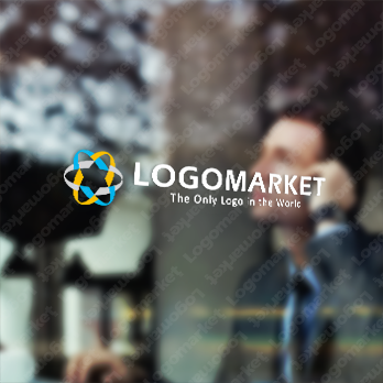 アトムと星と天体のロゴ