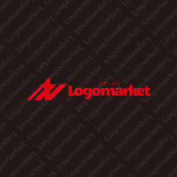 イニシャルと力強いとイノベーションのロゴ