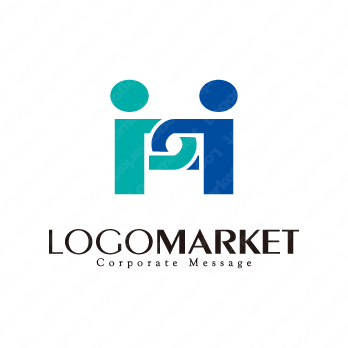 人と腕を組むとパートナーのロゴ