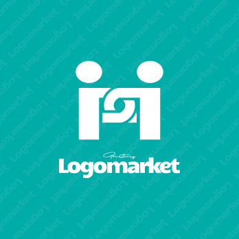 人と腕を組むとパートナーのロゴ