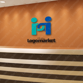 人と腕を組むとパートナーのロゴ