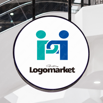 人と腕を組むとパートナーのロゴ