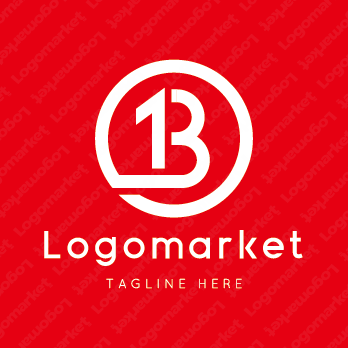 Bと1とナンバーワンのロゴ