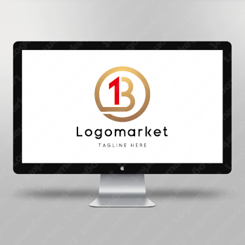 Bと1とナンバーワンのロゴ