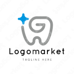 Gとgと歯のロゴ
