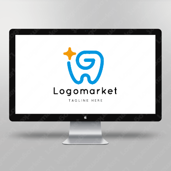 Gとgと歯のロゴ