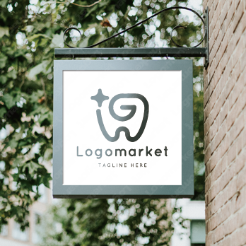Gとgと歯のロゴ