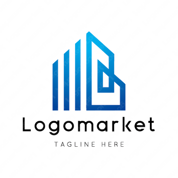 Bと家とビルのロゴ