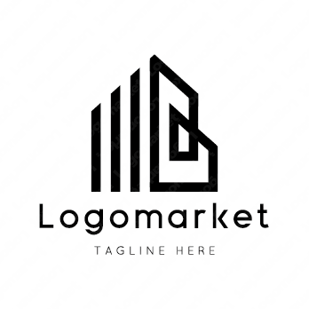 Bと家とビルのロゴ