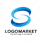 流れと渦と循環のロゴ