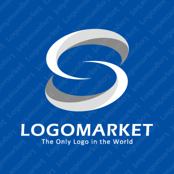 流れと渦と循環のロゴ