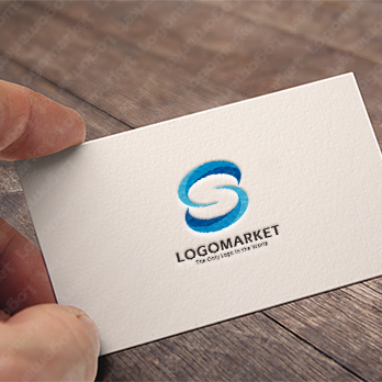 流れと渦と循環のロゴ