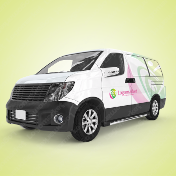 ハートと若葉と愛情のロゴ