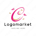 Cとcと桜のロゴ