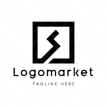 Sとsと正方形のロゴ