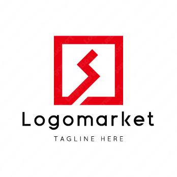 Sとsと正方形のロゴ