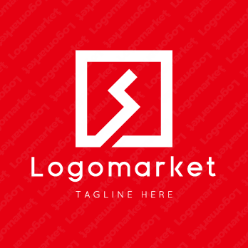 Sとsと正方形のロゴ