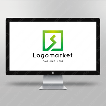 Sとsと正方形のロゴ