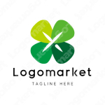 Yと四つ葉とクローバーのロゴ
