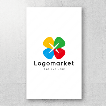 Aとaと虹のロゴ