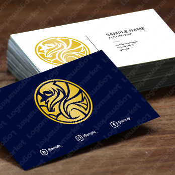 グリフィンとグリフォンと鷹のロゴ