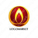 炎と円と灯のロゴ