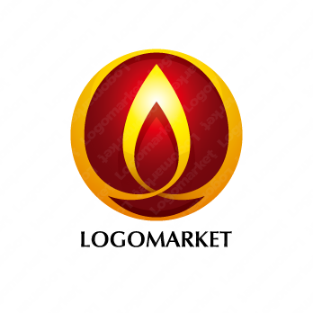 炎と円と灯のロゴ