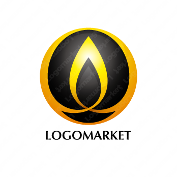 炎と円と灯のロゴ