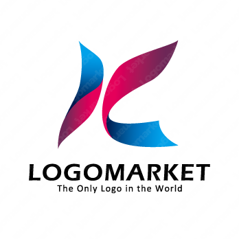 翼と躍動とエネルギーのロゴ