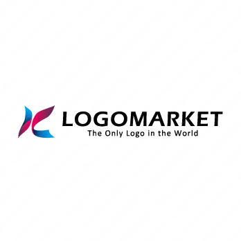 翼と躍動とエネルギーのロゴ