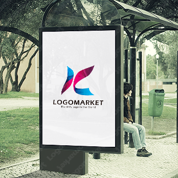 翼と躍動とエネルギーのロゴ