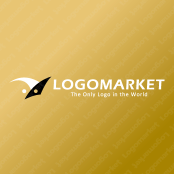 ピエロと境界と二面性のロゴ