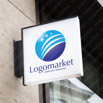 Aとaと虹のロゴ