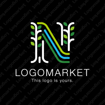 木と水と自然のロゴ