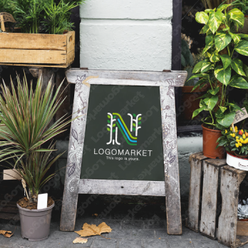 Aとaと虹のロゴ