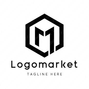 Mと1とナンバーワンのロゴ