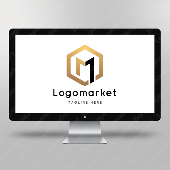 Mと1とナンバーワンのロゴ