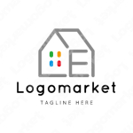 Eとeと家のロゴ