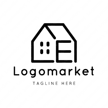 Eとeと家のロゴ