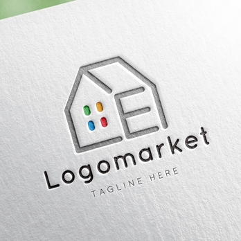 Eとeと家のロゴ