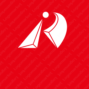 Rと立体と発展のロゴ